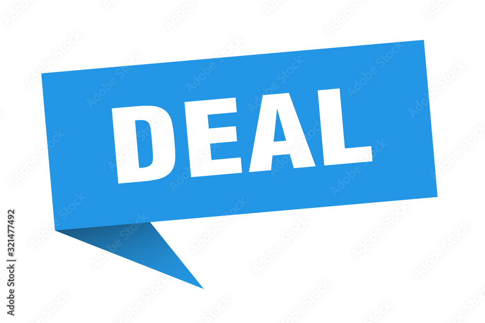 deal speech bubble. deal ribbon sign. deal banner deal speech bubble. deal ribbon sign. deal banner