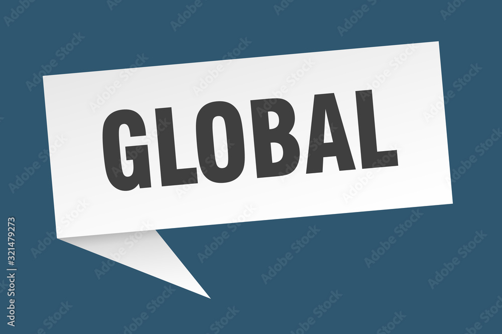 global speech bubble. global ribbon sign. global banner global speech bubble. global ribbon sign. global banner