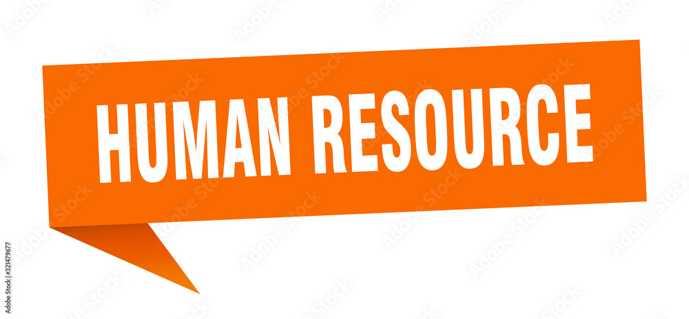 human resource speech bubble. human resource ribbon sign. human resource banner human resource speech bubble. human resource ribbon sign. human resource banner