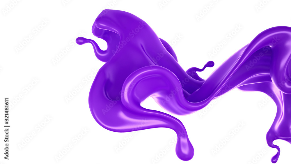 Splash fluid. 3d illustration, 3d rendering. Splash fluid. 3d illustration, 3d rendering.