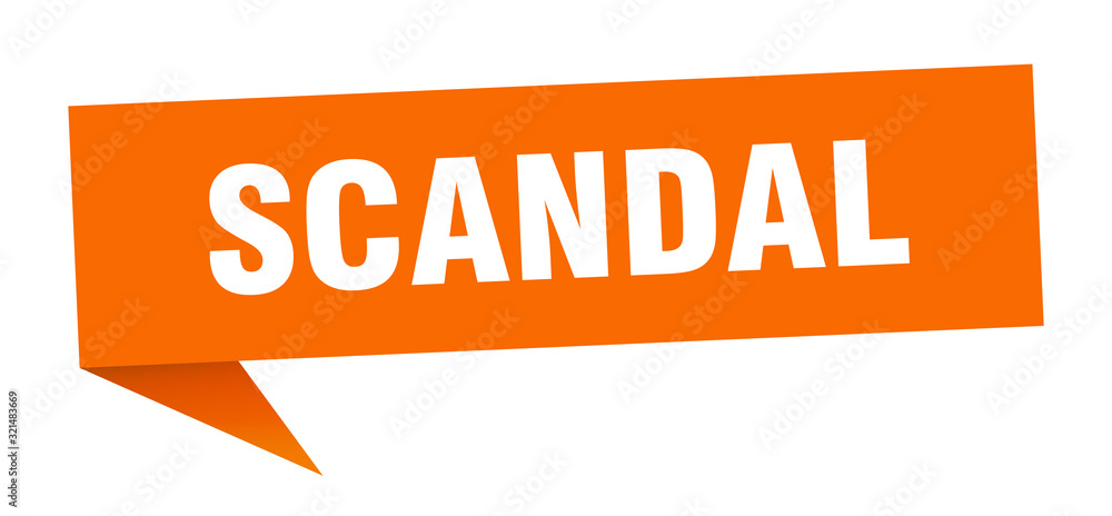 scandal speech bubble. scandal ribbon sign. scandal banner scandal speech bubble. scandal ribbon sign. scandal banner