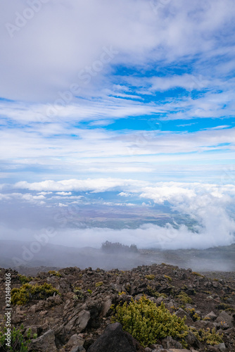 Haleakala National Park Maui. A scenic national park known as the “house of the sun”. Upcountry Maui to the southeastern coast.