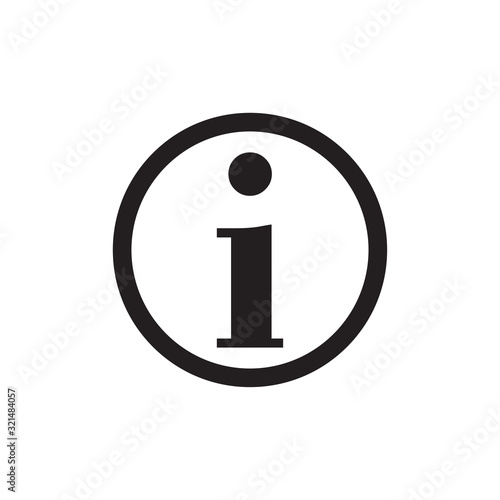 information icon design vector logo template EPS 10