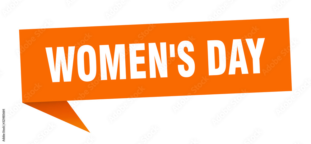 women's day speech bubble. women's day ribbon sign. women's day banner women's day speech bubble. women's day ribbon sign. women's day banner