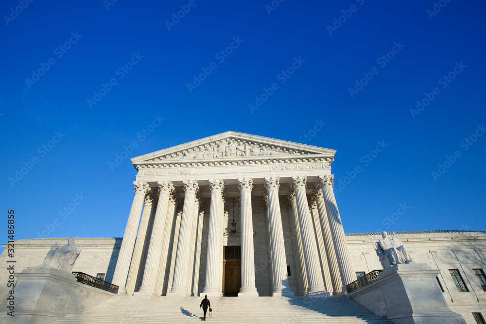 US Supreme Court in Washington DC daytime