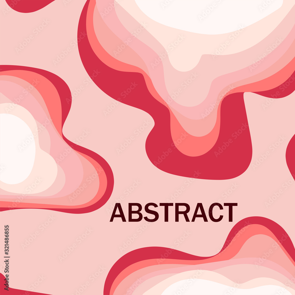Trendy abstract background or card templates in modern colors, in popular art style Trendy abstract background or card templates in modern colors, in popular art style