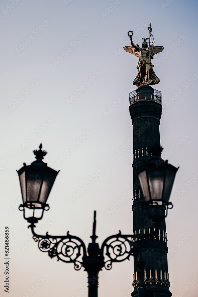 Obraz premium The Siegessäule in Berlin