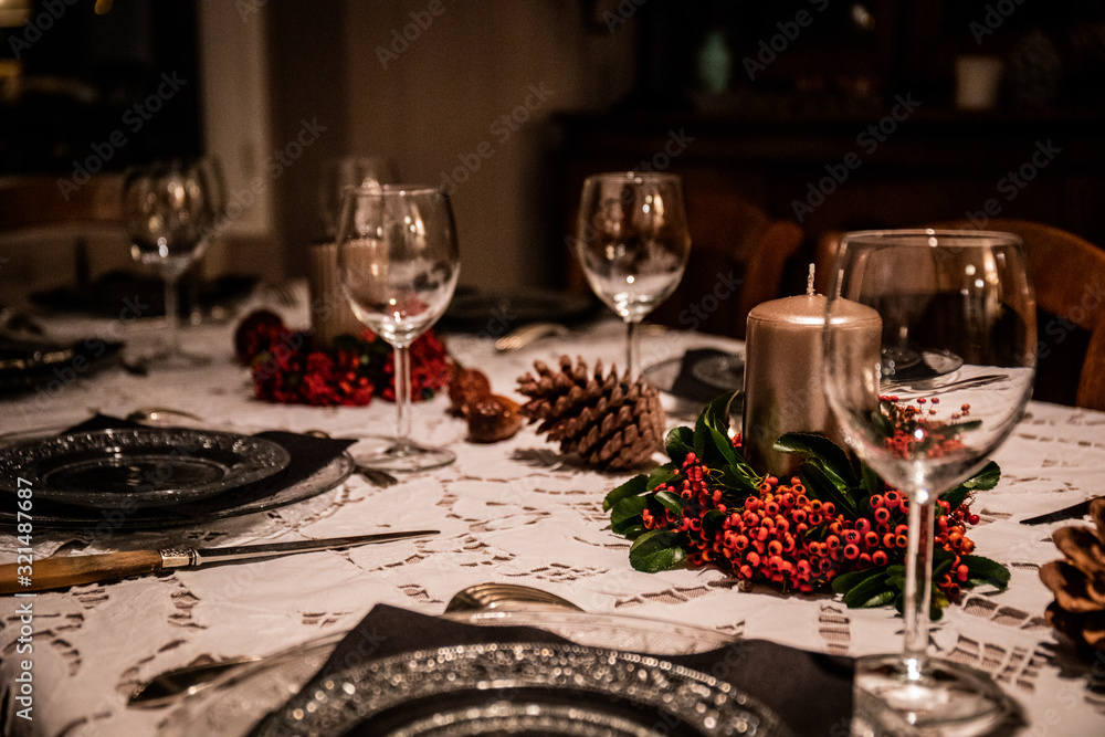 Table de Noël Table de Noël