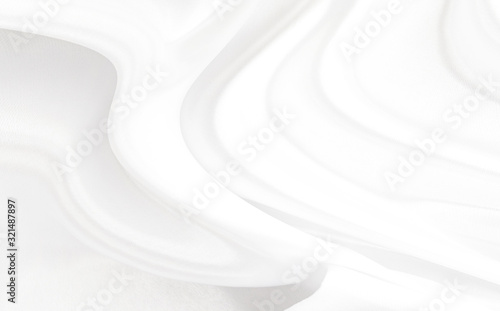 White gray satin texture that is white silver fabric silk background with beautiful soft blur pattern natural.