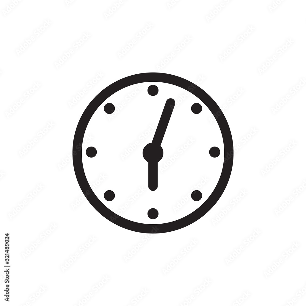 clock icon vector design logo template EPS 10 clock icon vector design logo template EPS 10