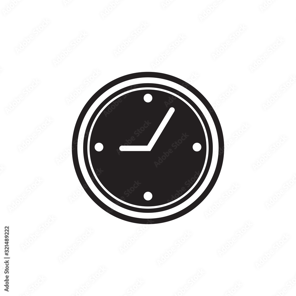 clock icon vector design logo template EPS 10 clock icon vector design logo template EPS 10