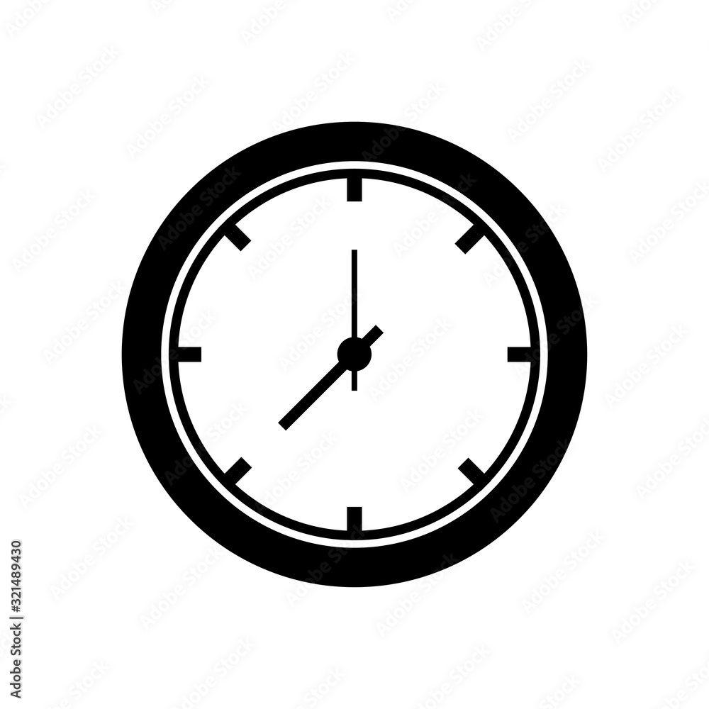 clock icon vector design logo template EPS 10 clock icon vector design logo template EPS 10