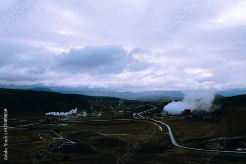 アイスランドの地熱発電所 photo