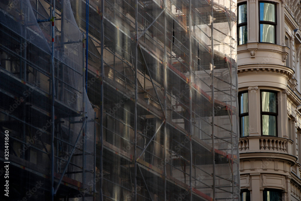 Industrial landscape in an urban environment