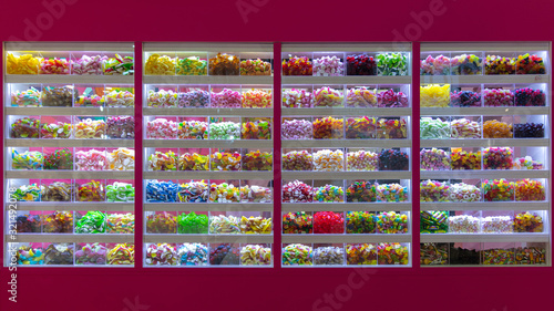 Huge pick and mix selection at candy shop