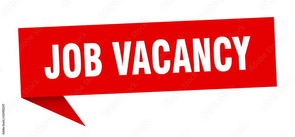 job vacancy speech bubble. job vacancy ribbon sign. job vacancy banner job vacancy speech bubble. job vacancy ribbon sign. job vacancy banner