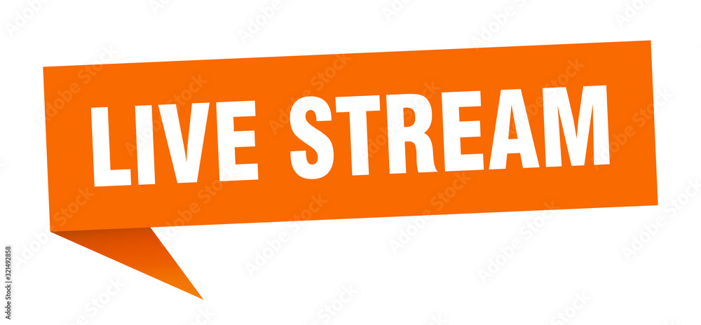 live stream speech bubble. live stream ribbon sign. live stream banner live stream speech bubble. live stream ribbon sign. live stream banner