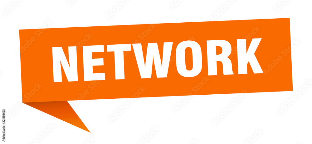 network speech bubble. network ribbon sign. network banner network speech bubble. network ribbon sign. network banner