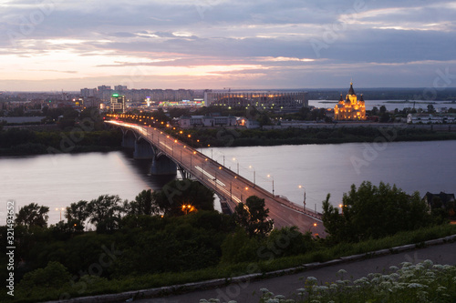 Evening city. Nizhny Novgorod