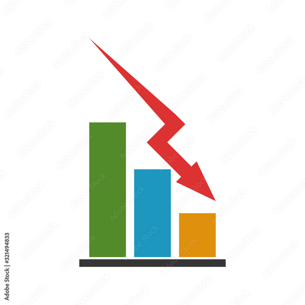 Concept of Stock Market, Economy and Finance. Flat style illustration isolated on white background. Concept of Stock Market, Economy and Finance. Flat style illustration isolated on white background.