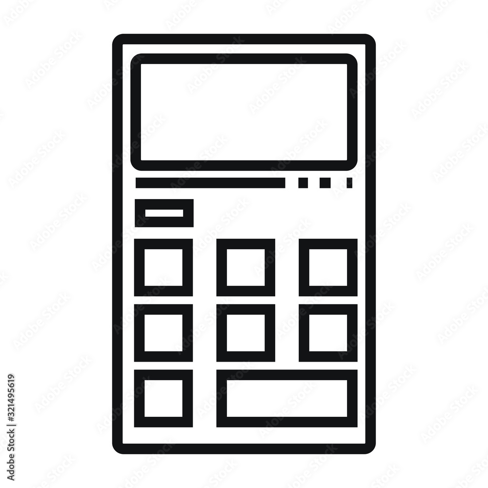 calculator icon design vector logo template EPS 10 calculator icon design vector logo template EPS 10