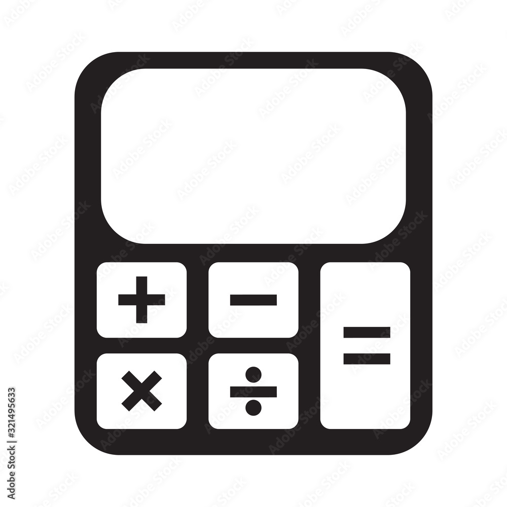 calculator icon design vector logo template EPS 10 calculator icon design vector logo template EPS 10