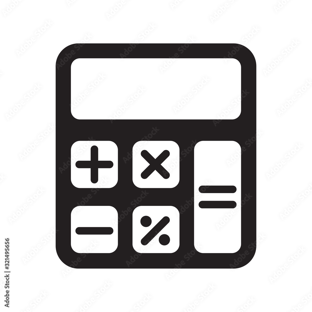 calculator icon design vector logo template EPS 10 calculator icon design vector logo template EPS 10
