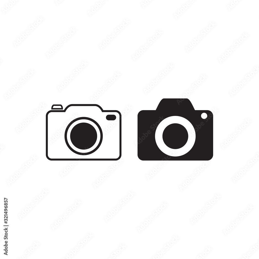 camera icon vector design logo template EPS 10 camera icon vector design logo template EPS 10