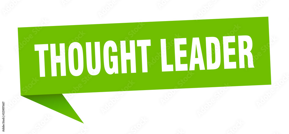 thought leader speech bubble. thought leader ribbon sign. thought leader banner thought leader speech bubble. thought leader ribbon sign. thought leader banner