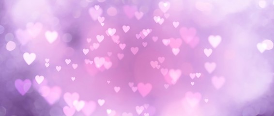 Abstract pastel background with hearts - concept Mother's Day, Valentine's Day, Birthday - spring colors