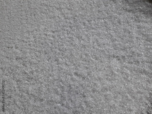 Background blur white urea chemical fertilizer pile.