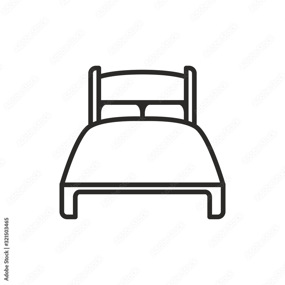 Bed icon design vector logo template EPS 10 Bed icon design vector logo template EPS 10