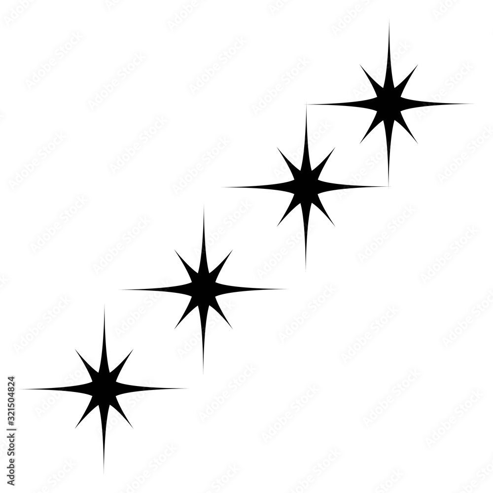 sparkle icon vector design logo template eps 10 sparkle icon vector design logo template eps 10