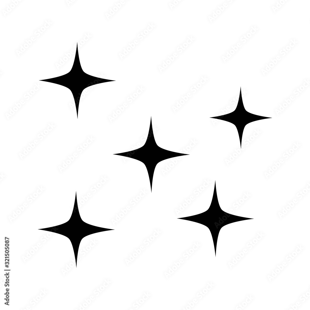 sparkle icon vector design logo template eps 10 sparkle icon vector design logo template eps 10