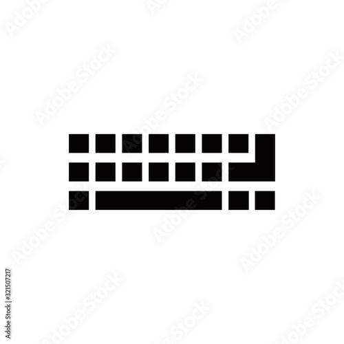 keyboard icon vector design logo template EPS 10
