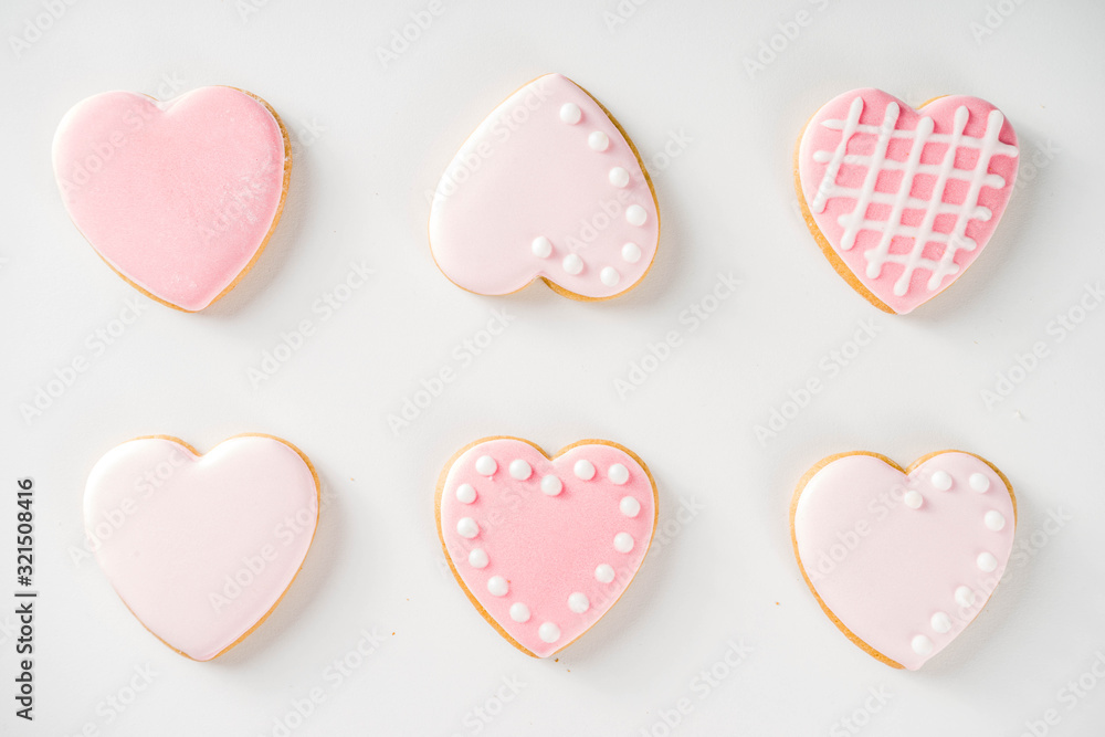 Valentine day cookies