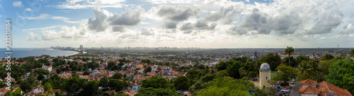 Olinda - Panorama of Recife view from Olinda Alto da Se