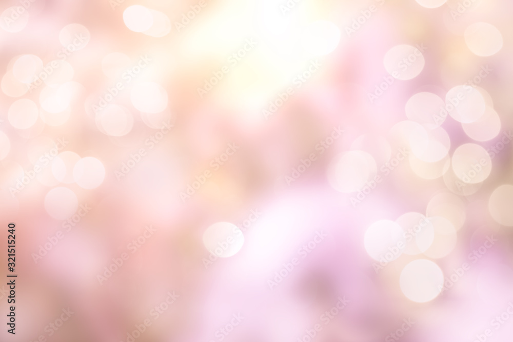 Obraz premium Blurred garden background with flowers with bokeh from sunlight, natural and light. Stray focus. Spring.