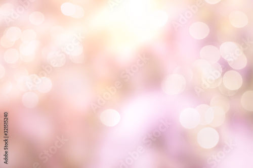 Blurred garden background with flowers with bokeh from sunlight, natural and light. Stray focus. Spring.