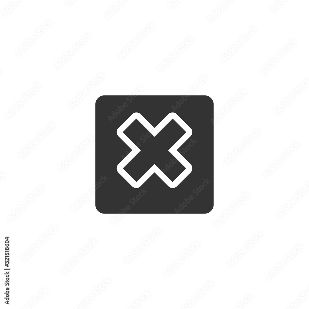 Decline Sign Icon Design Vector Decline Sign Icon Design Vector