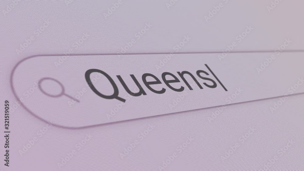 Queens Search Bar Close Up Single Line Typing Text Box Layout Web Database Browser Engine Concept Queens Search Bar Close Up Single Line Typing Text Box Layout Web Database Browser Engine Concept