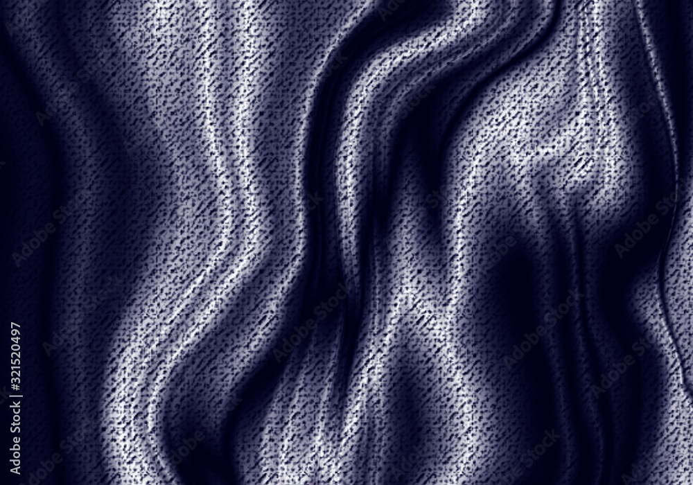 Silk Fabric Background, blue Satin Cloth Waves, Abstract Flowing Waving Textile Silk Fabric Background, blue Satin Cloth Waves, Abstract Flowing Waving Textile
