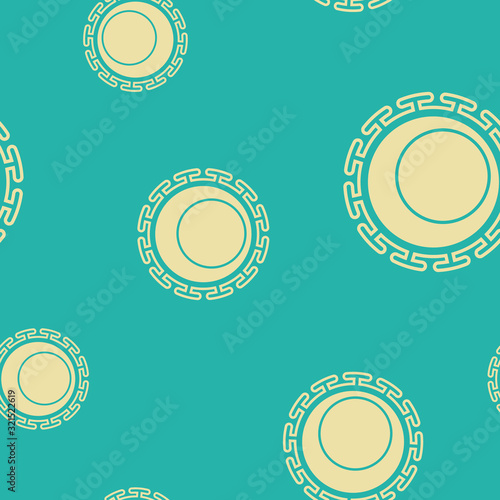 Seamless pattern with Coronavirus for your design