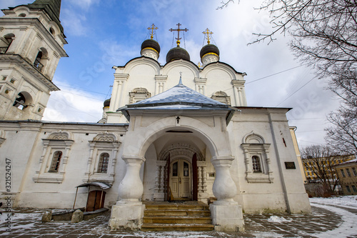 Exterior of the Temple of St. Prince Vladimir in Old Sadekh. Built in the 17th century. Moscow, Russia photo