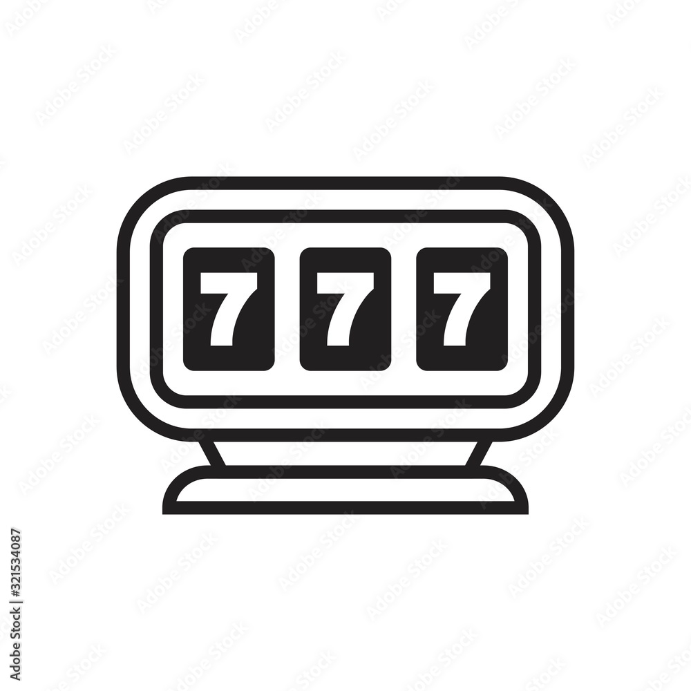 online slot machine with lucky sevens jackpot icon template black color editable. online slot machine with lucky sevens jackpot icon symbol Flat vector illustration for graphic and web design. online slot machine with lucky sevens jackpot icon template black color editable. online slot machine with lucky sevens jackpot icon symbol Flat vector illustration for graphic and web design.