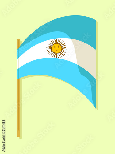 Argentina national flag 