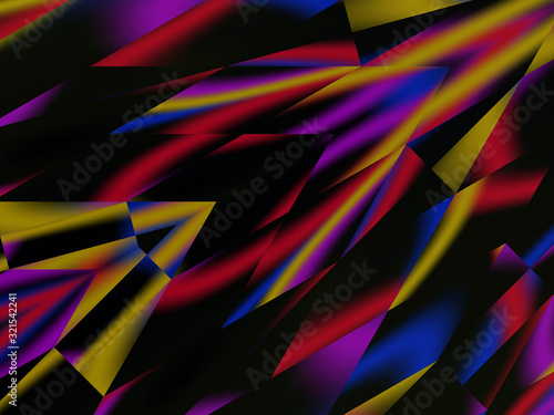 Abstract advertising, modern multicolored dynamic background, geometric pattern