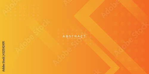 Fresh orange gradient web abstract background geometry shine and layer element vector for presentation design. Suit for business, corporate, institution, party, festive, seminar, and talks.
