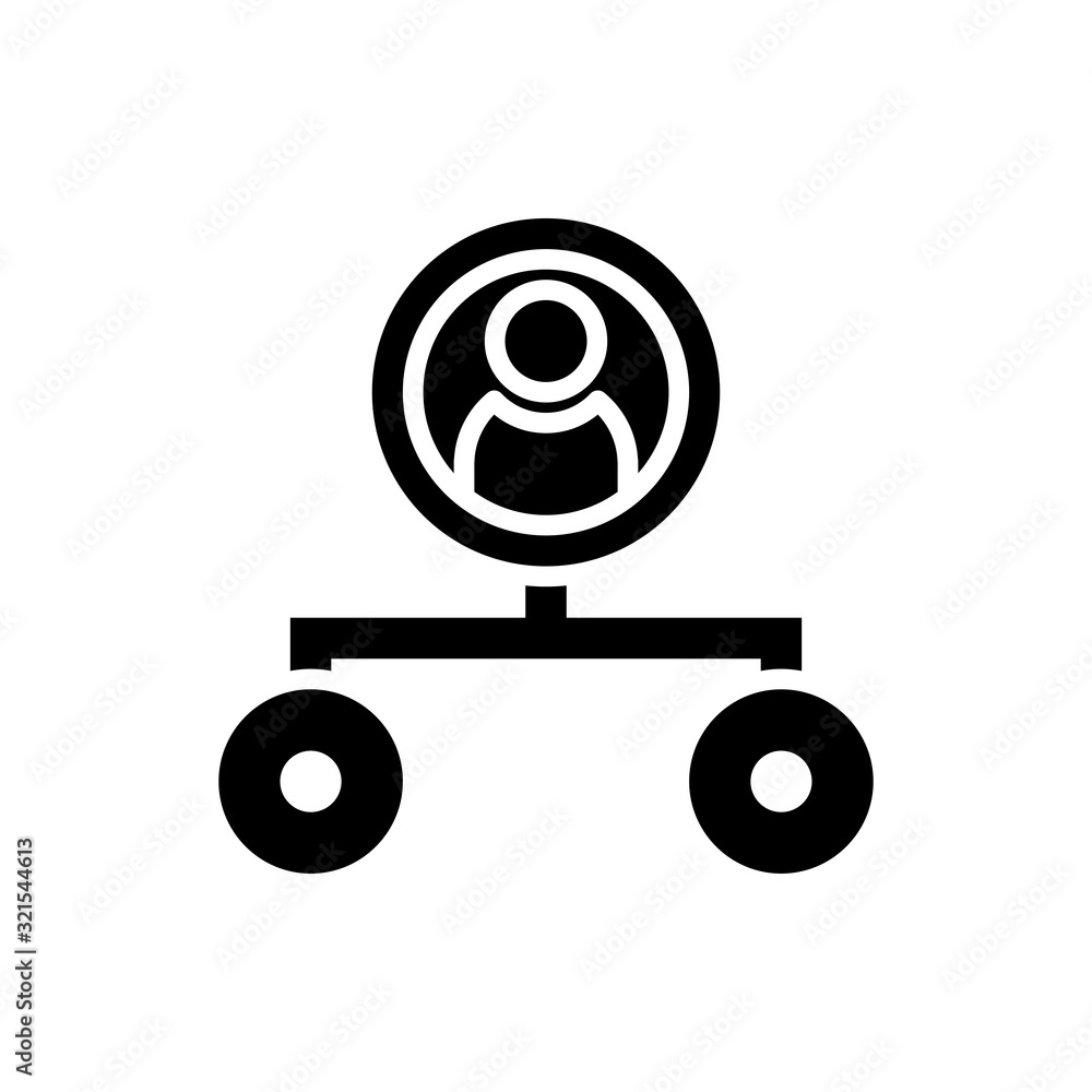 Hierarchy Vector Icon style illustration Data Science EPS Hierarchy Vector Icon style illustration Data Science EPS