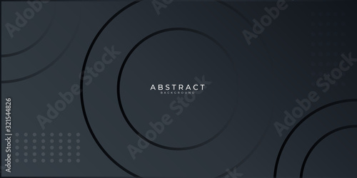 Modern dark black neutral abstract background for presentation design